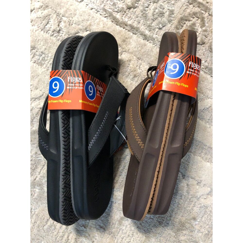 Men's Flojos Flips Flops Size 9 Bundle